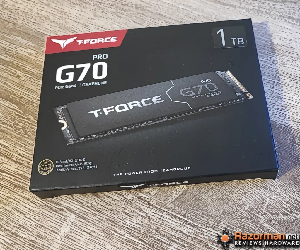 Review T-FORCE G70 PRO 1TB 4 T-Force G70 PRO 1TB