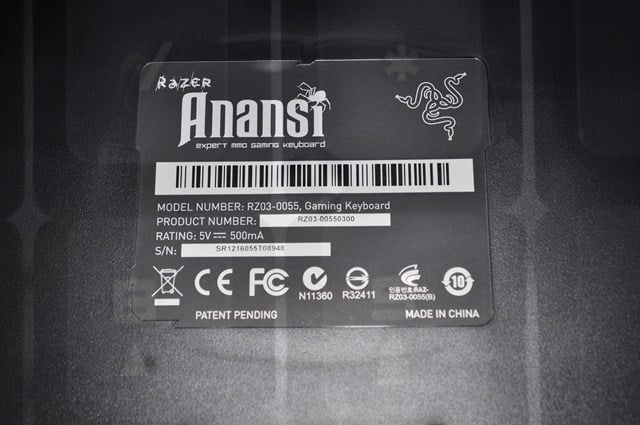 Teclado Razer Anansi (26)