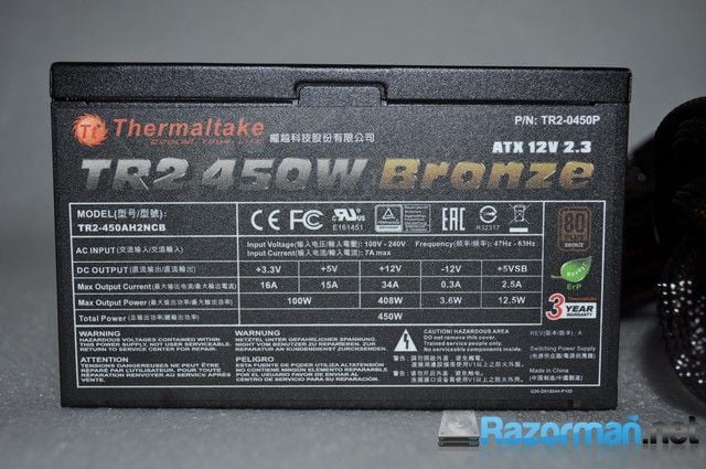 Review Thermaltake TR2 450W 3 Thermaltake TR2 450W (15)