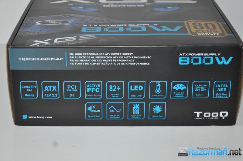 Review Tooq XGE 800W Plus Bronze 36