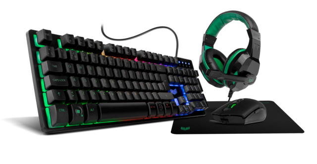BG X4, el nuevo combo de BG con teclado, ratón, alfombrilla y auriculares 6