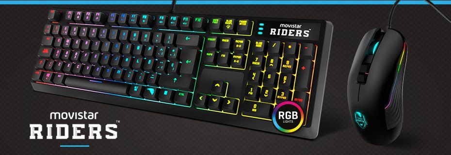 Movistar Riders: nuevo teclado mecánico y ratón de KROM 4