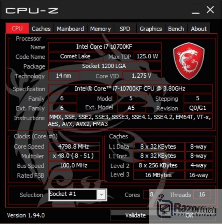Review MSI MPG Z590 Gaming Force 45
