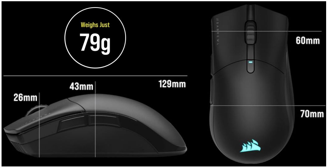 Review Corsair Sabre RGB Pro Wireless 7 Review Corsair Sabre RGB Pro Wireless 6