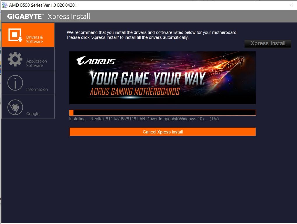 Review Aorus B550 Pro 54