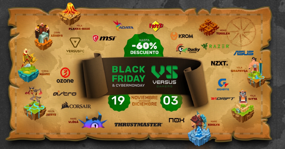 Versus Gamers conquista el Black Friday 2