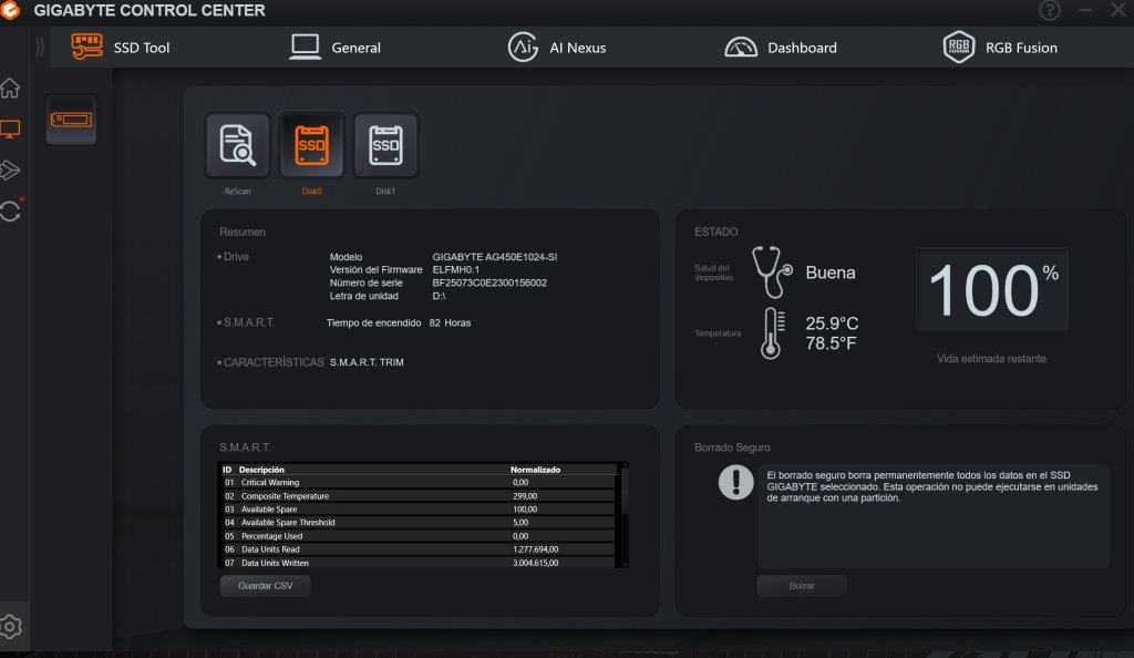 Gigabyte control center