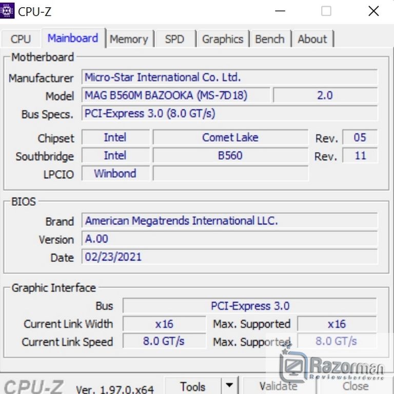 Review MSI MAG B560M Bazooka 45