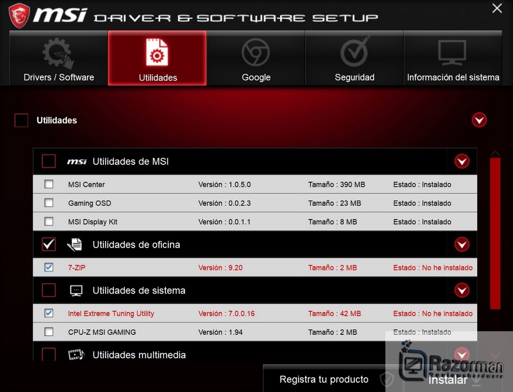 Review MSI MPG Z590 Gaming Force 35