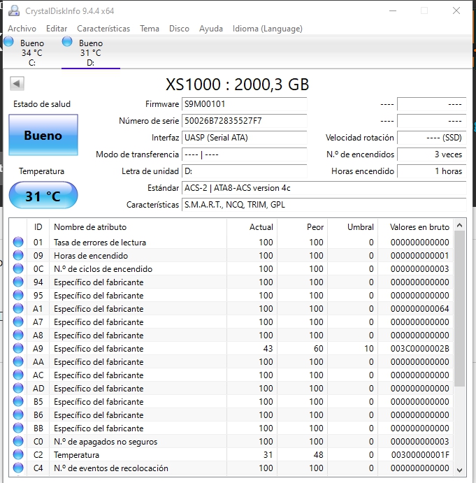 Kingston XS1000R 2TB Kingston XS1000R 2TB
