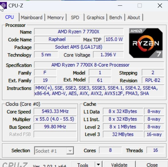 Review AMD Ryzen 7 7700X 315