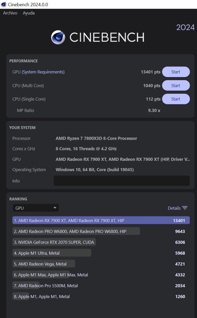 Review AMD RYZEN 7 7800X 3D 220