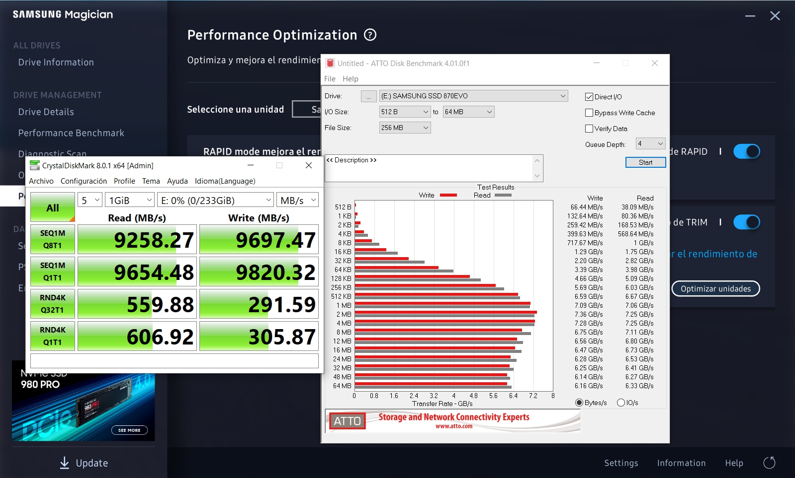 Review Samsung 870 EVO 25