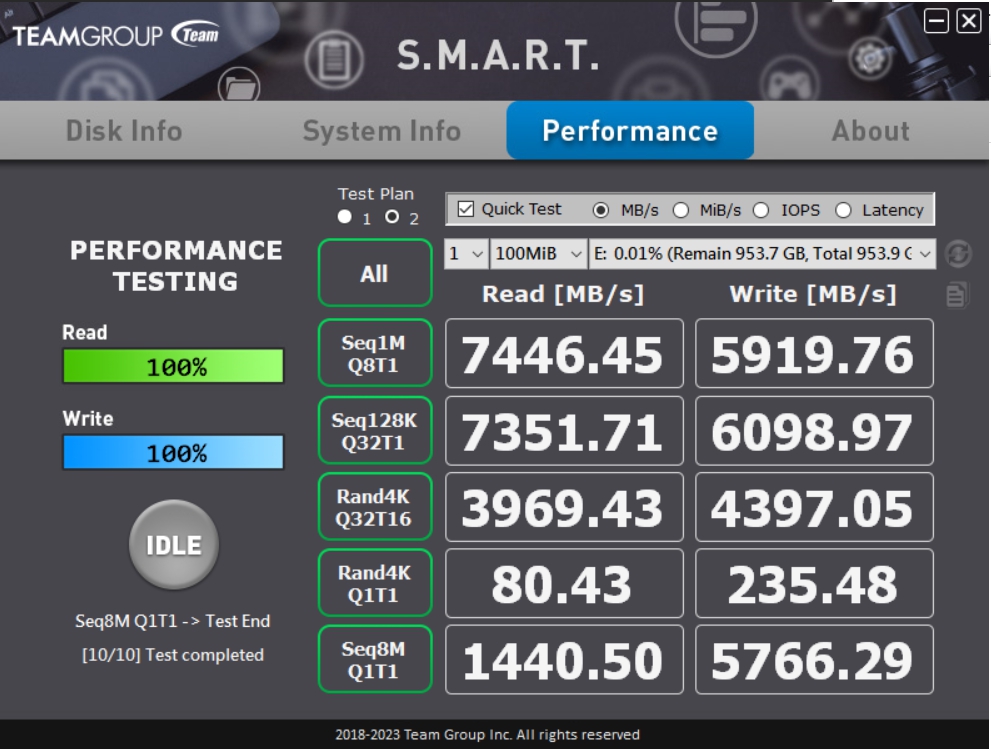 Review T-FORCE G70 PRO 1TB 18 T-Force G70 PRO