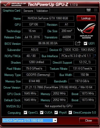 Review Asus ROG Geforce GTX OC 6 GB 26 Review Asus ROG Geforce GTX OC 6 GB 26