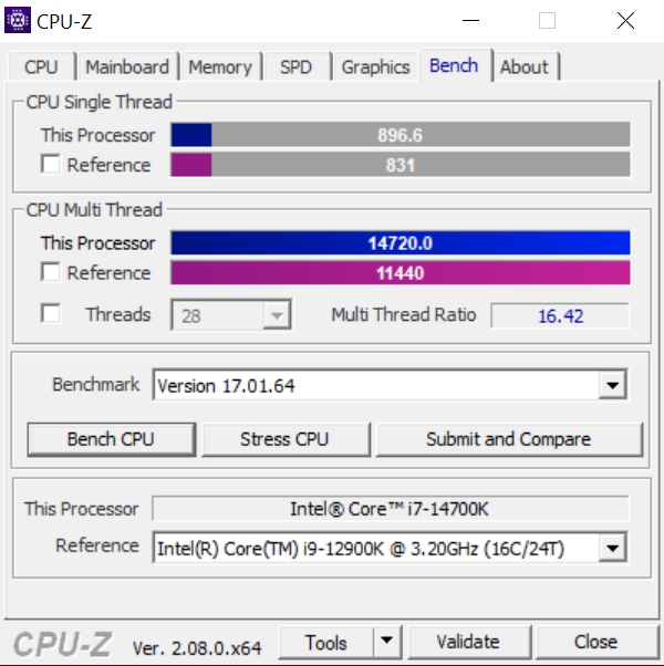 Review Intel i7 14700K 14 Review Intel i7 14700K 14