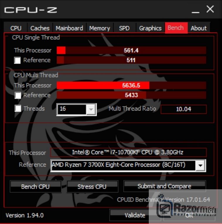 Review MSI MPG Z590 Gaming Force 48