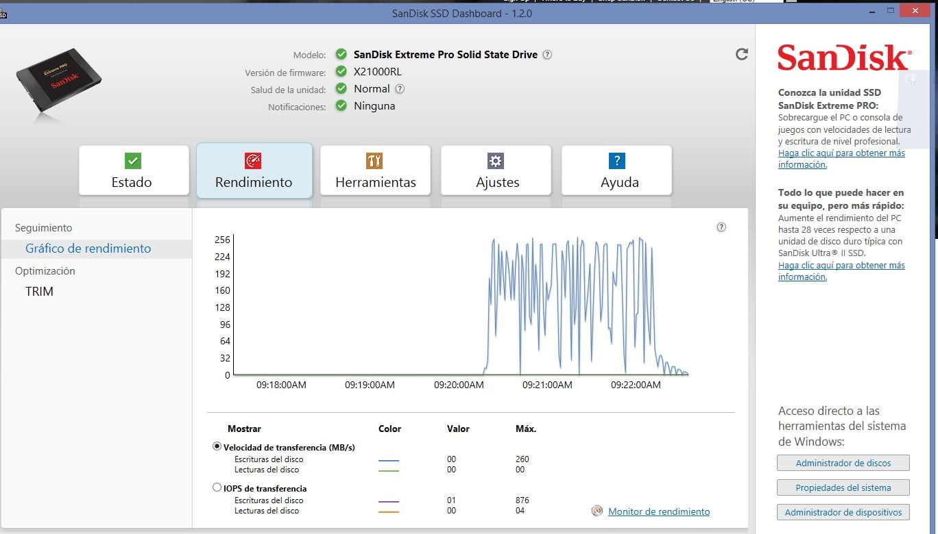 Review SSD Sandisk Extreme PRO 480 GB 4 screenshot.435