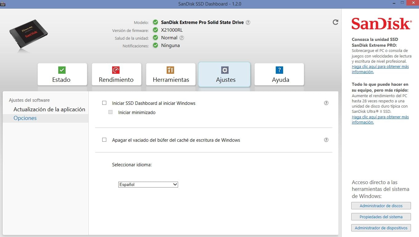 Review SSD Sandisk Extreme PRO 480 GB 14 screenshot.445