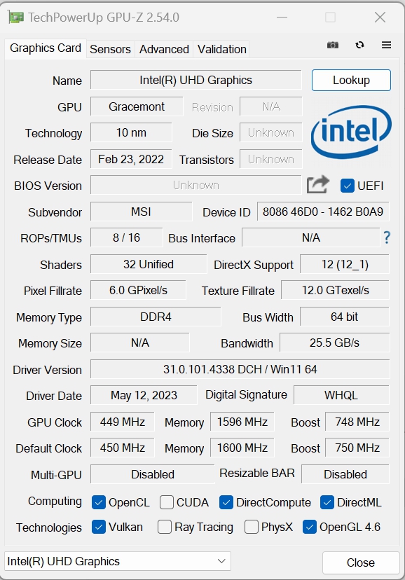 Review MSI CUBI N ADL 35 Review MSI CUBI N ADL 35