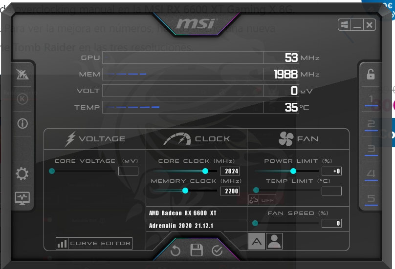Review MSI Radeon RX 6600XT Gaming X 8G 42