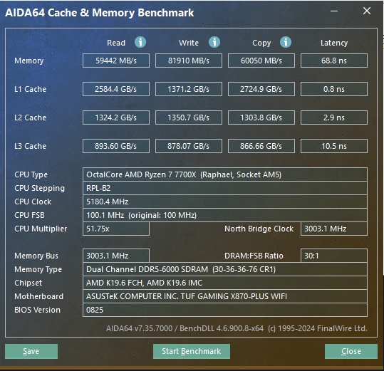ASUS TUF GAMING X870-PLUS WIFI