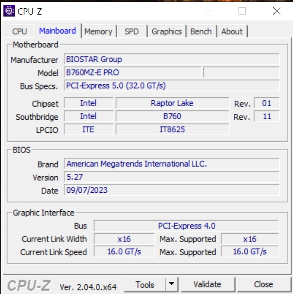 Review BIOSTAR B760MZ-E PRO 25