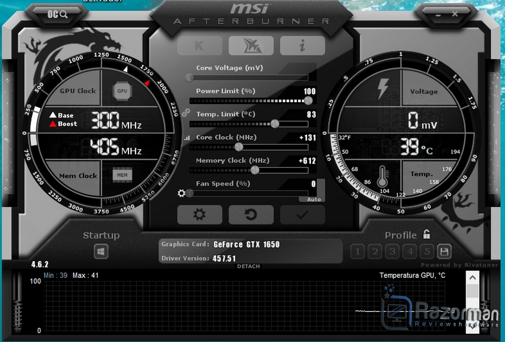 Review Gigabyte Geforce GTX 1650 WINDFORCE OC 4G 45
