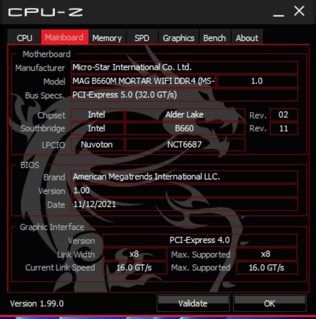 Review MSI MAG B660M MORTAR WiFi DDR4 38