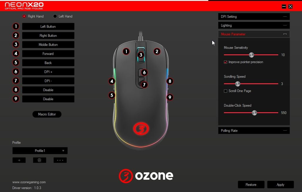 Review Ozone Neon X20 3