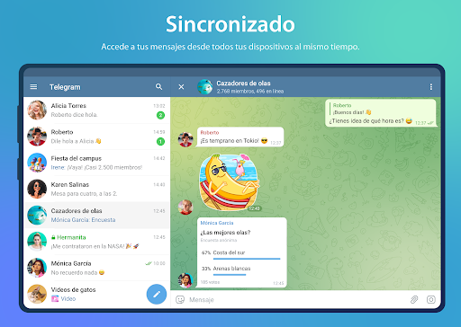 Aplicaciones imprescindibles para Android Auto 13 Aplicación Telegram para Android Auto