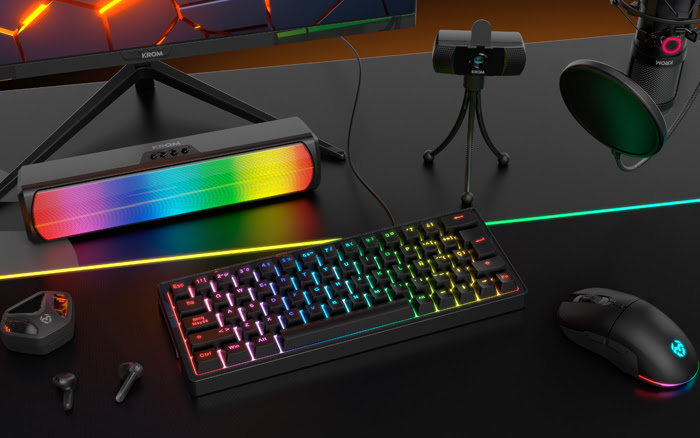 Krom presenta Kreator, el teclado gaming mecánico con formato 60% 2 Krom presenta Kreator, el teclado gaming mecánico con formato 60% 1