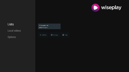 Wiseplay: una aplicación multimedia para Android 3 Wiseplay reproduce una lista de reproducción de YouTube