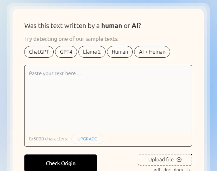 GPTZero: el detector de IA más preciso del mundo 1