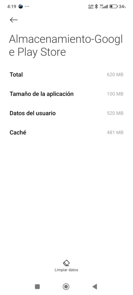 ¿Como borrar el historial de búsqueda de Google Play Store?