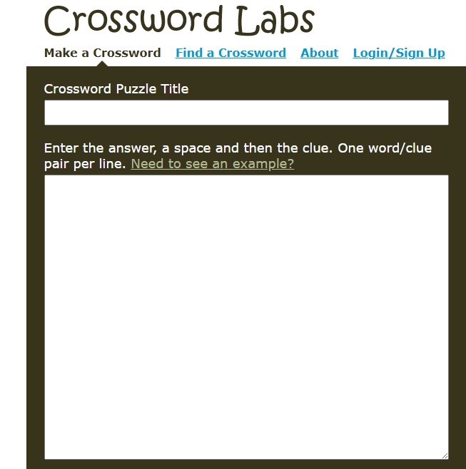crossword labs crosword labs