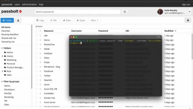 Passbolt: un administrador de contraseñas de código abierto para equipos 10 Passbolt: un administrador de contraseñas de código abierto para equipos 9