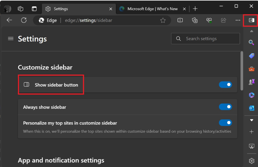 Microsoft Edge 122 llega con grandes novedades y la posibilidad de ocultar la barra lateral 2 Microsoft Edge 122 llega con grandes novedades y la posibilidad de ocultar la barra lateral 1