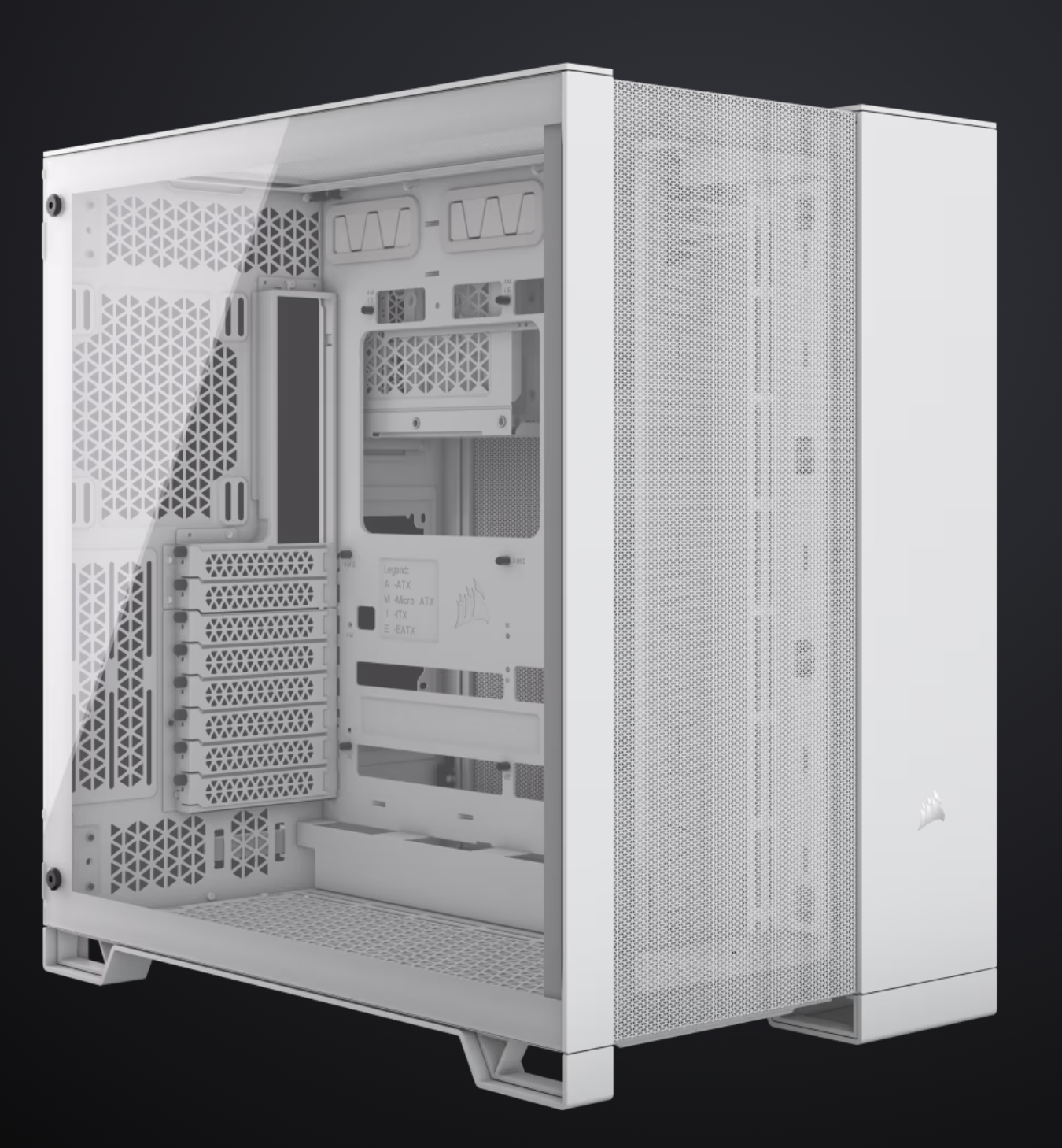 CORSAIR presenta las series 6500 y 2500: Chasis de doble cámara con un ...