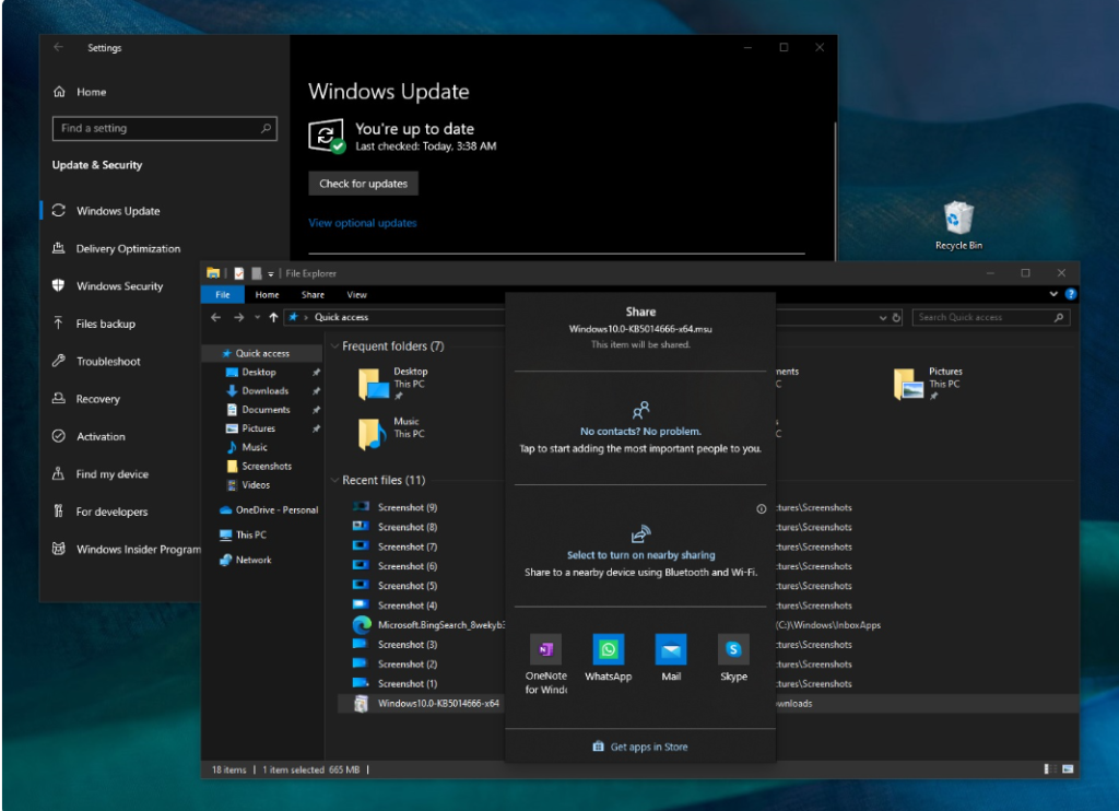 Nueva actualización opcional para Windows 10 KB5034843 (Build 19045.4123) con mayor integración de WhatsApp y Gmail 2 Nueva actualización opcional para Windows 10 KB5034843 (Build 19045.4123) con mayor integración de WhatsApp y Gmail 1