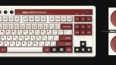 Teclado mecánico retro de 8BitDo con inspiración NES 41 8Bitdo