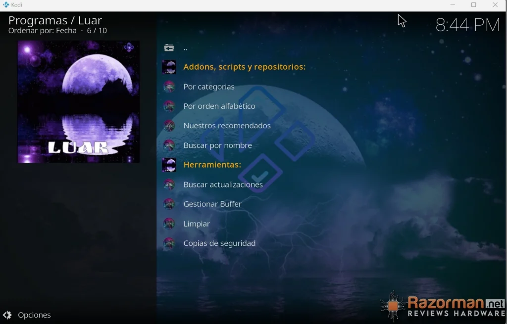 Intalación addon Cristal Azul 3.0.8 en 2024: Guia completa
