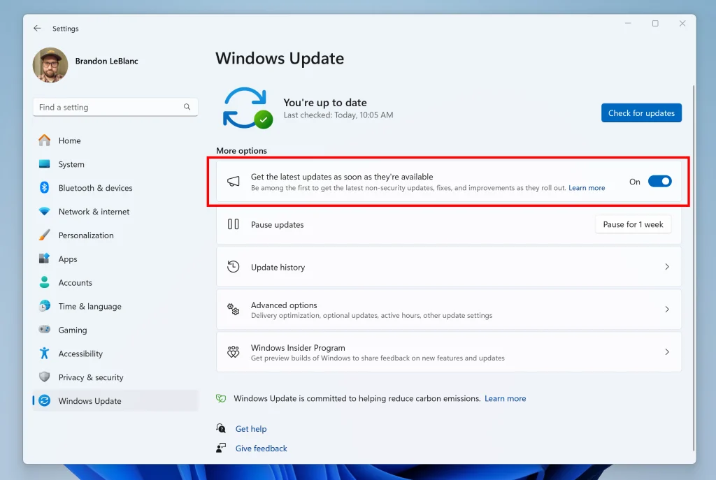 Windows 11 Insider Beta build 22635.3350 (KB5035955) añade un cambio en el Menú Inicio 1 (KB5035955)