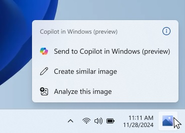 Windows 11 KB5036992 beta activa nuevas características de imagen GPT para Copilot en la barra de tareas. 2 Windows 11 KB5036992 beta activa nuevas características de imagen GPT para Copilot en la barra de tareas. 1