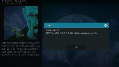 guia instalacion kodi 3.0.9