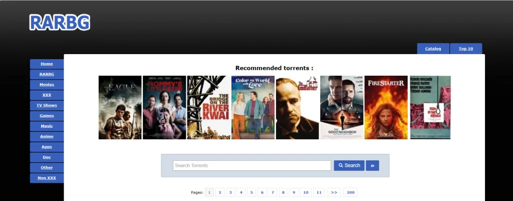 RARBG RARBG web torrents