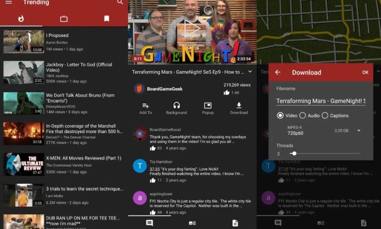 Apps para descargar vídeos de Youtube en Android
