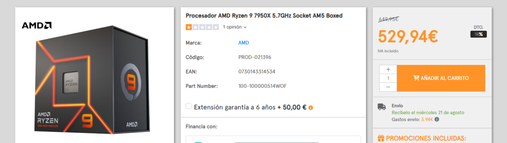 AMD RYZEN 9 9950X