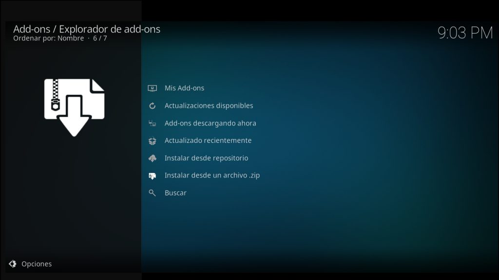 Actualizar a KODI 3.0.10 Actualizar a KODI 3.0.10