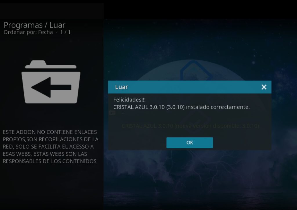 Actualizar a KODI 3.0.10 Actualizar a KODI 3.0.10